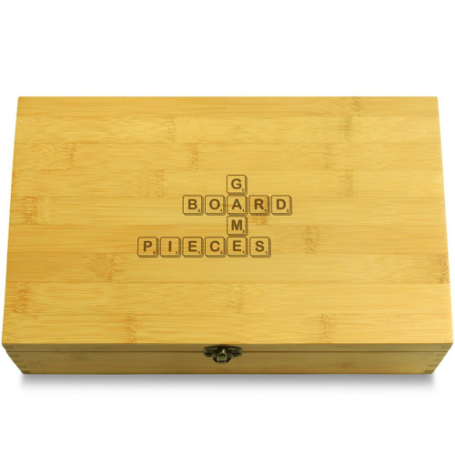 Scrabble Board Games Organizer Chest Lid